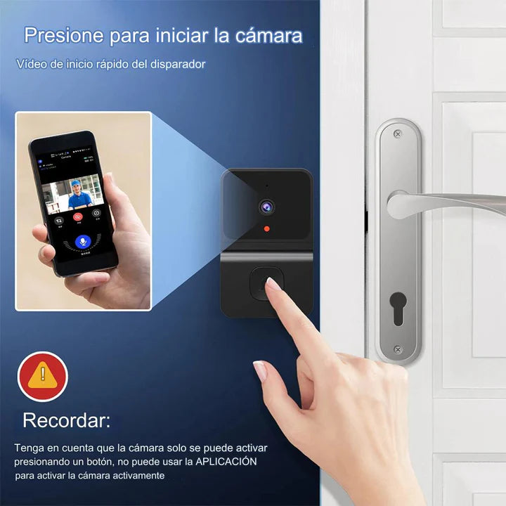 TIMBRE INALÁMBRICO X8 CON CÁMARA HD
