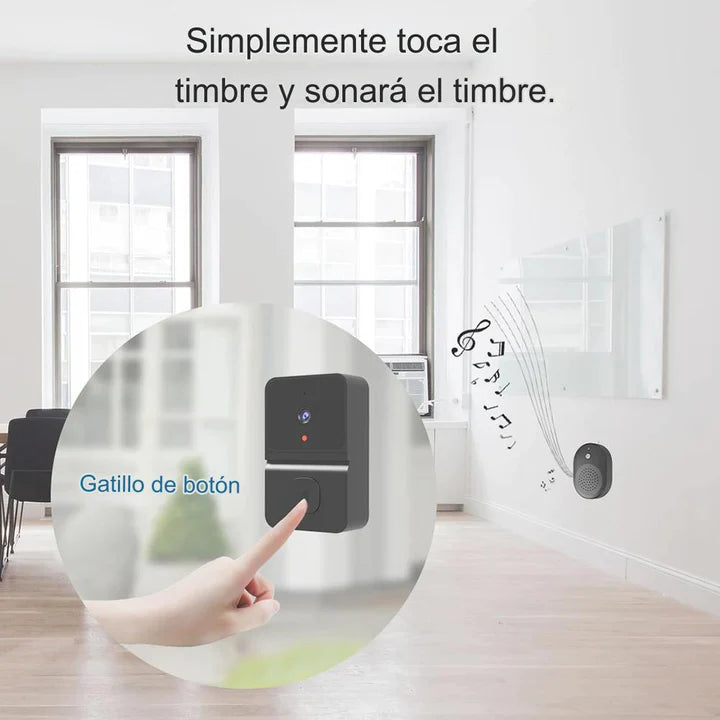 TIMBRE INALÁMBRICO X8 CON CÁMARA HD