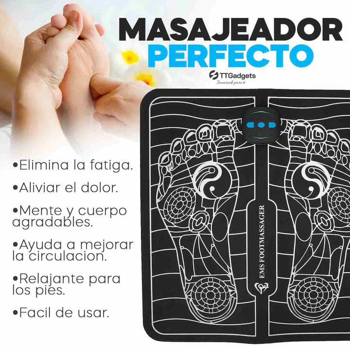 MASAJEADOR TERAPEUTICO DE PIES 👣 ORIGINAL EMS✨ | ENVÍO GRATIS