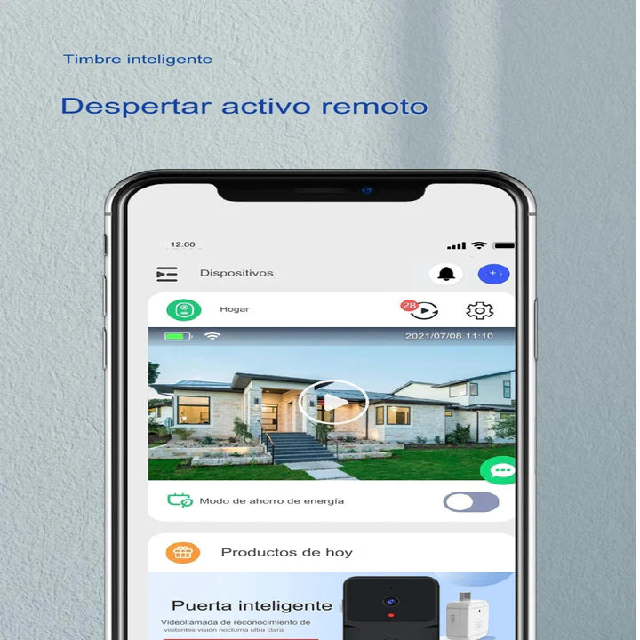 TIMBRE INALÁMBRICO X8 CON CÁMARA HD