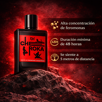 PERFUME CONCENTRADO DE FEROMONAS MASCULINO CHEROKA [ORIGINAL]⭐ | ENVÍO GRATIS