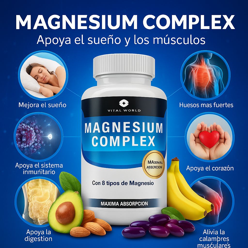 Magnesium Complex [ORIGINAL]⭐ | ENVÍO GRATIS
