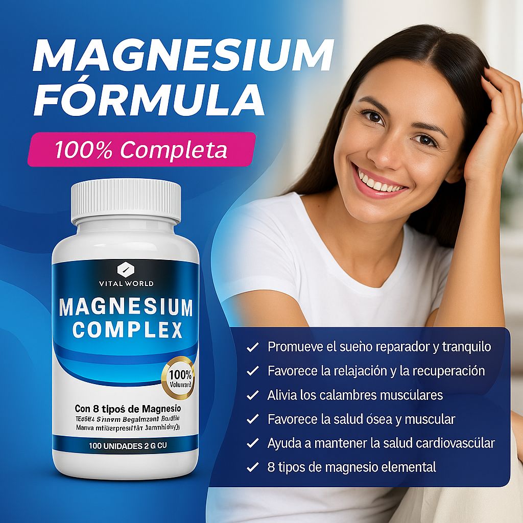 Magnesium Complex [ORIGINAL]⭐ | ENVÍO GRATIS